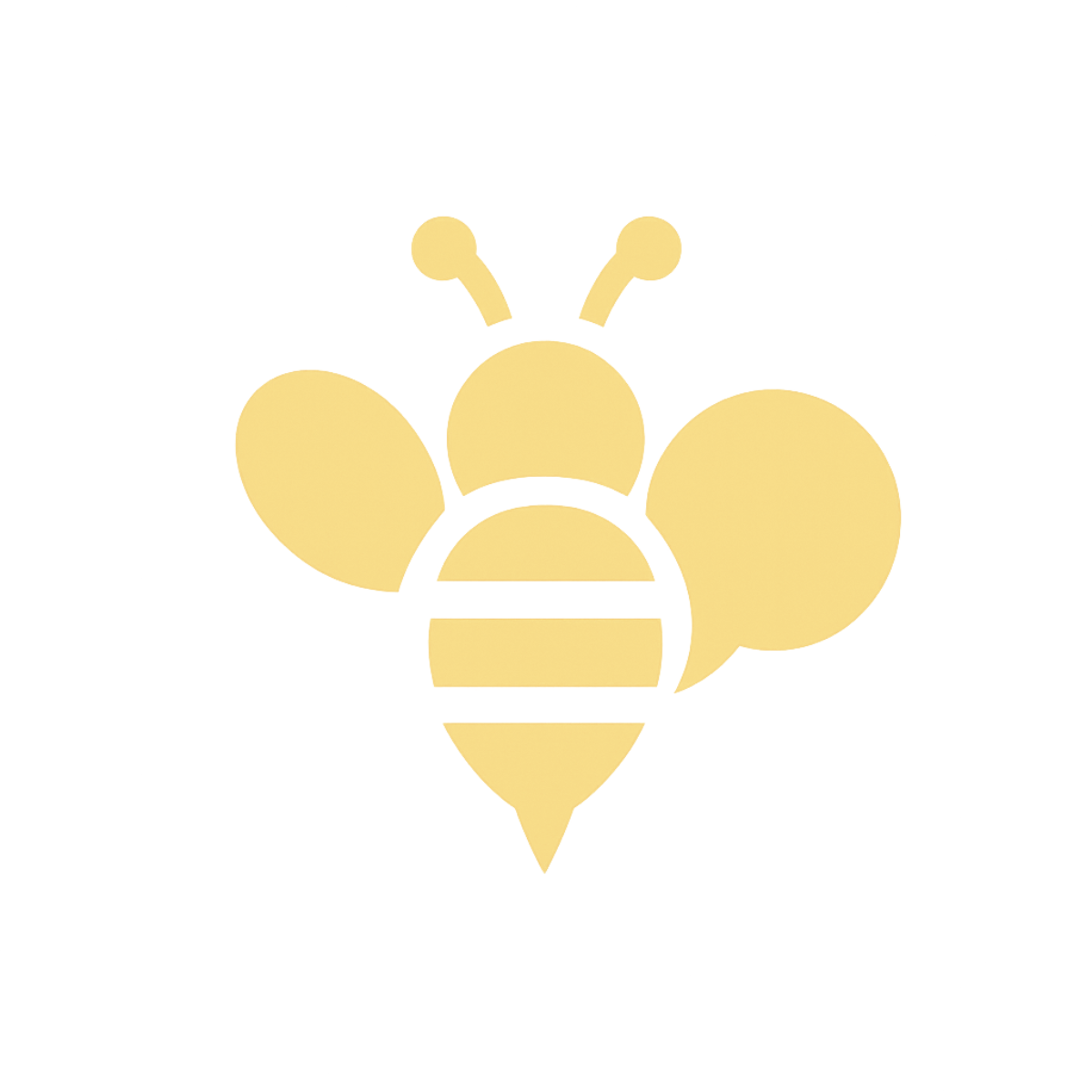 Beecora Gentle bee logo